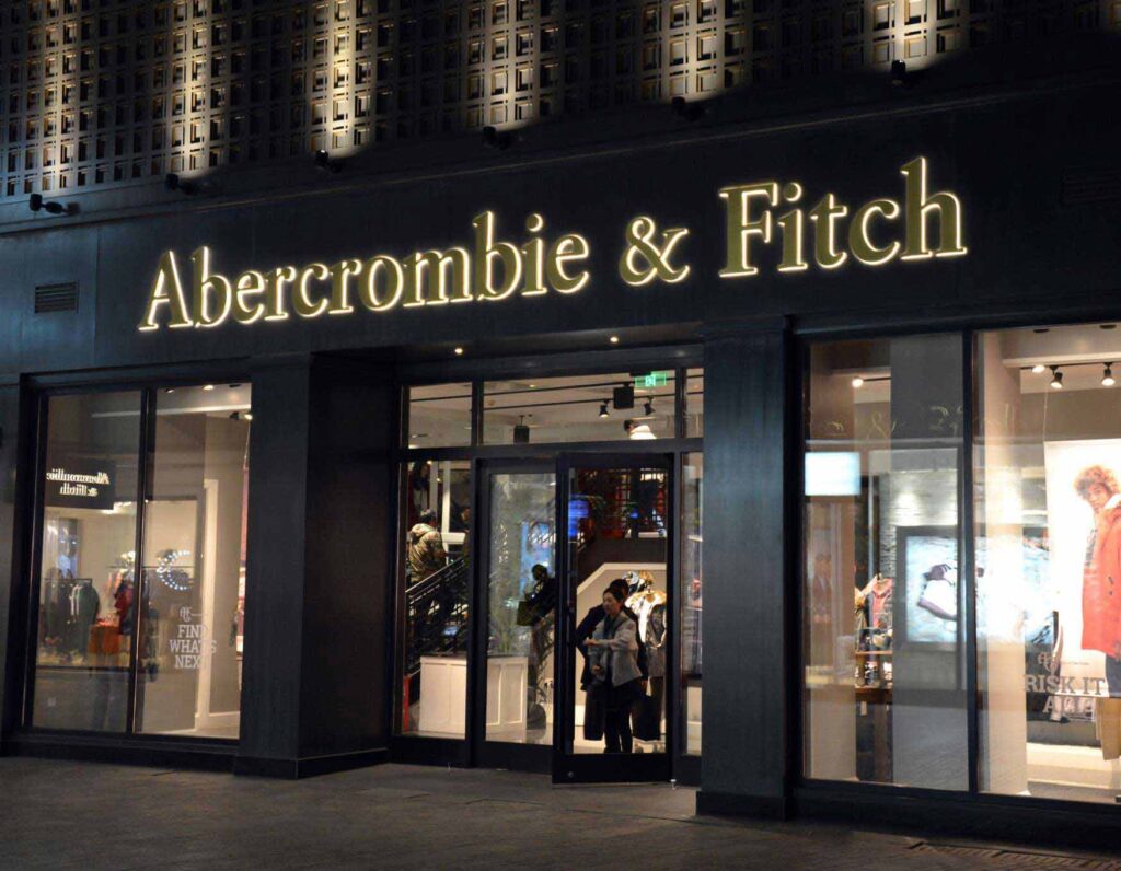 Abercrombie & Fitch is so hot right now