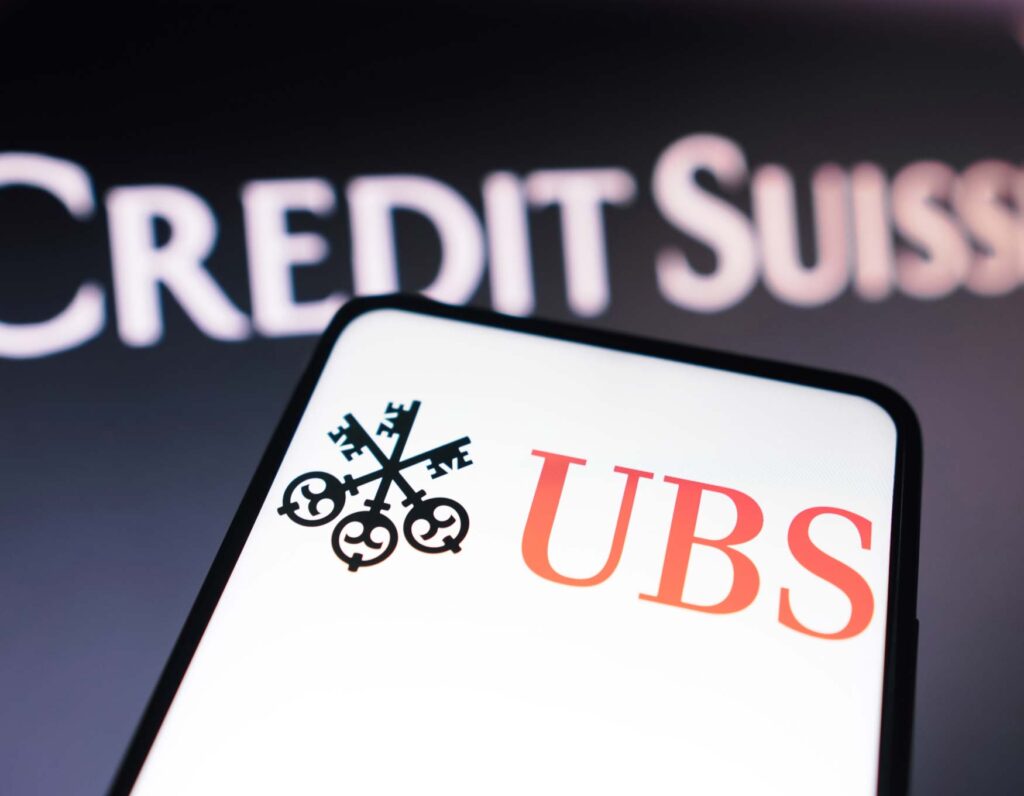 A forced marriage of two banking titans UBS bank CreditSuisse