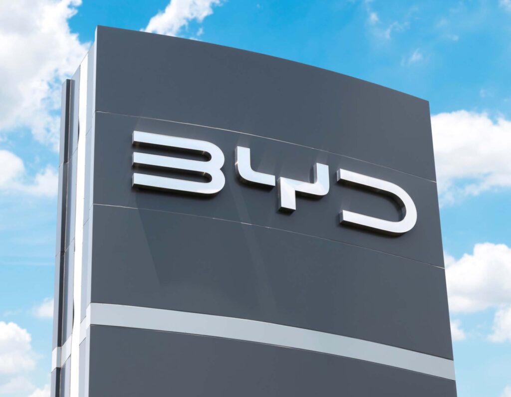 tesla byd sales