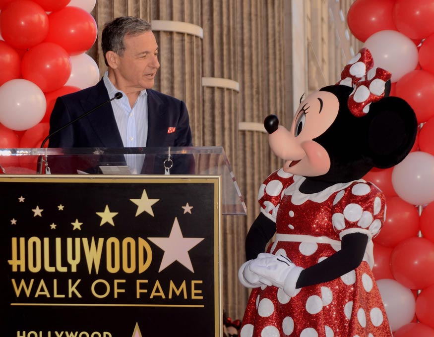 bob iger with minnie mouse